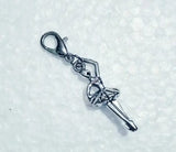 30pcs Ballerina Girl Dangle Charms DIY Jewelry Making