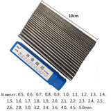 30pcs Stainless Steel Rods Wire Forming Jewelry Making Tool 0.5-5mm