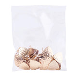 30pcs Brass Heart Earring Findings with Loop, 19x19mm, Nickel Free, F50