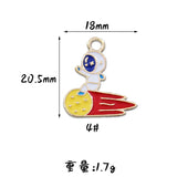 Enamel Spaceman Pendant Jewelry Accessory Earring Bracelet Necklace Charm