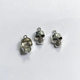 30pcs Zombie Skull DIY Pendant Necklace Earring Key Chain Accessories