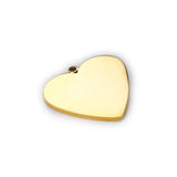 30Pcs Engraving Heart Charm Stainless Steel Beads Pendant for Bracelet Necklace