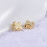 30pcs Smooth Copper Cross Bead Spacer 6mm