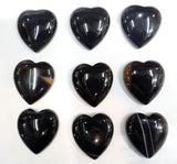 30pcs Heart-shaped Agates Cabochons 25*23mm Beads for DIY Jewelry Making