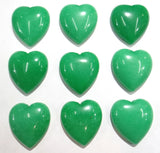 30pcs Sodalite Stone Cabochons Heart-shaped Beads 25*23mm DIY Jewelry Making