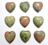 30pcs Heart-shaped Natural Stone Indian Agates Cabochons 25*23mm Beads