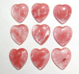 30pcs Unakite Stone Heart Beads 25*23mm DIY Jewelry Making Necklace Accessory