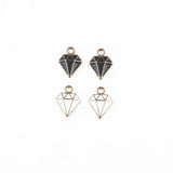 30pcs Irregular Enamel Pendant Charms for DIY Jewelry Making