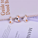 30pcs Kitten Enamel Charms Small Animal Cat Pendants for Jewelry Making