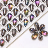 30pcs Lampwork Glass Drop Bead DIY Making Accessories 9X15mm