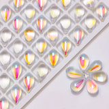 30pcs Lampwork Glass Drop Bead DIY Making Accessories 9X15mm