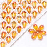 30pcs Lampwork Glass Drop Bead DIY Making Accessories 9X15mm