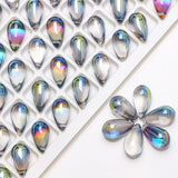 30pcs Lampwork Glass Drop Bead DIY Making Accessories 9X15mm