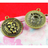 30pcs Lion Charms DIY Jewelry Making Pendant Bracelets Necklaces Earrings Crafts