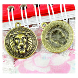 30pcs Lion Charms DIY Jewelry Making Pendant Bracelets Necklaces Earrings Crafts
