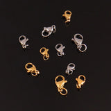 30pcs Lobster Clasps for Bracelets Necklaces DIY Hooks Chain Closure