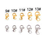 30pcs Lobster Clasps for Bracelets Necklaces DIY Hooks Chain Closure