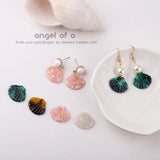 30pcs Sea Shell Shape Jewelry Charms DIY Ornaments Acrylic Necklace Pendants
