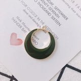 30pcs Hollow Out Circle Round Shape Enamel Alloy Pendants DIY Jewelry Findings