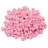 30pcs Pink Pig Polymer Clay Beads for Jewelry Making Bracelet DIY