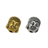 30pcs Antique Silver Buddhism Charm Beads DIY Jewelry Accessories