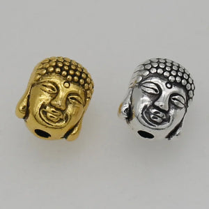 30pcs Antique Silver Buddhism Charm Beads DIY Jewelry Accessories