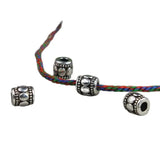 30pcs Retro Bucket Shape Charm Beads 7mm Antique Spacers DIY Jewelry Metal