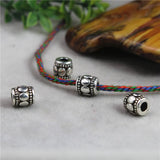30pcs Retro Bucket Shape Charm Beads 7mm Antique Spacers DIY Jewelry Metal