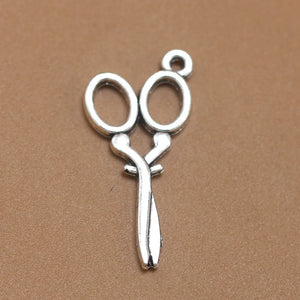 30pcs Scissors Charm Hand Strap Pendant for DIY Aesthetics Accessories Jewellery