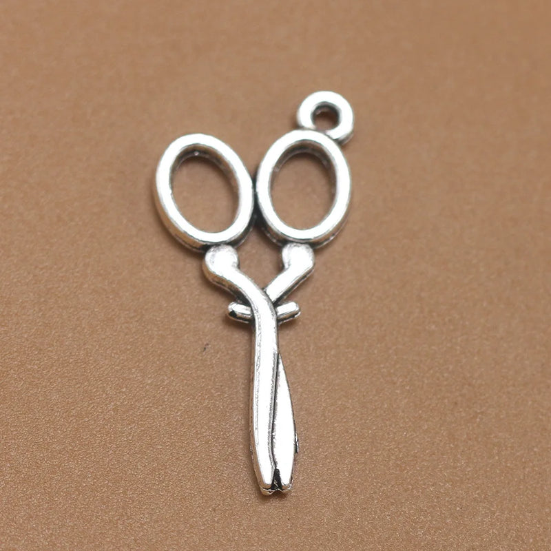 30pcs Scissors Charm Hand Strap Pendant for DIY Aesthetics Accessories Jewellery