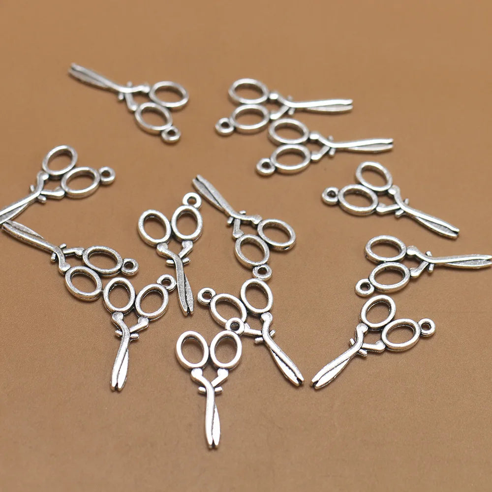 30pcs Scissors Charm Hand Strap Pendant for DIY Aesthetics Accessories Jewellery
