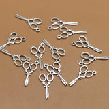 30pcs Scissors Charm Hand Strap Pendant for DIY Aesthetics Accessories Jewellery
