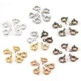30pcs Spring Ring Clasp With Jump Ring for Jewelry Making
