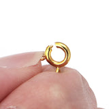 30pcs Spring Ring Clasp With Jump Ring for Jewelry Making