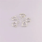 30pcs Spring Ring Clasp With Jump Ring for Jewelry Making