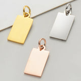 30pcs Stainless Steel Geometric Charms Pendants DIY Jewelry Making Necklace