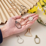 30pcs Metal Bottle Hollow Charms Frame Open Back Bezel Pendant