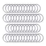 30pcs Metal Swivel Lanyard Snap Hooks and Split Key Rings Chain