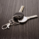 30pcs Metal Swivel Lanyard Snap Hooks and Split Key Rings Chain