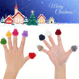 30pcs Mini Christmas Knit Hats Xmas Tree Ornaments for DIY Crafts Toy