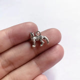 30pcs Mini Fox Charms Tibetan Silver Pendant Necklace Findings