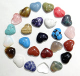 30pcs Rose Quartz Heart Cabochons 15x18mm for DIY Jewelry Making