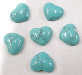 30pcs Rose Quartz Heart Cabochons 15x18mm for DIY Jewelry Making