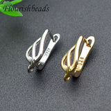 30pcs Copper Plated Earring Hooks for Jewelry Making