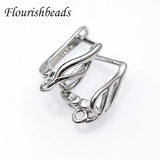 30pcs Copper Plated Earring Hooks for Jewelry Making