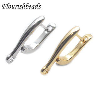 30pcs Nickle Anti Rust Rhodium Plated Earring Hooks for Jewelry Making