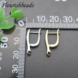 30pcs Nickle Anti Rust Rhodium Plated Earring Hooks for Jewelry Making