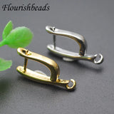 30pcs Nickle Anti Rust Rhodium Plated Earring Hooks for Jewelry Making