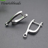 30pcs Nickle Anti Rust Rhodium Plated Earring Hooks for Jewelry Making