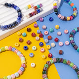 30 Colorful Ceramic Beads for Jewelry Making Diy Bracelets Necklace Charms